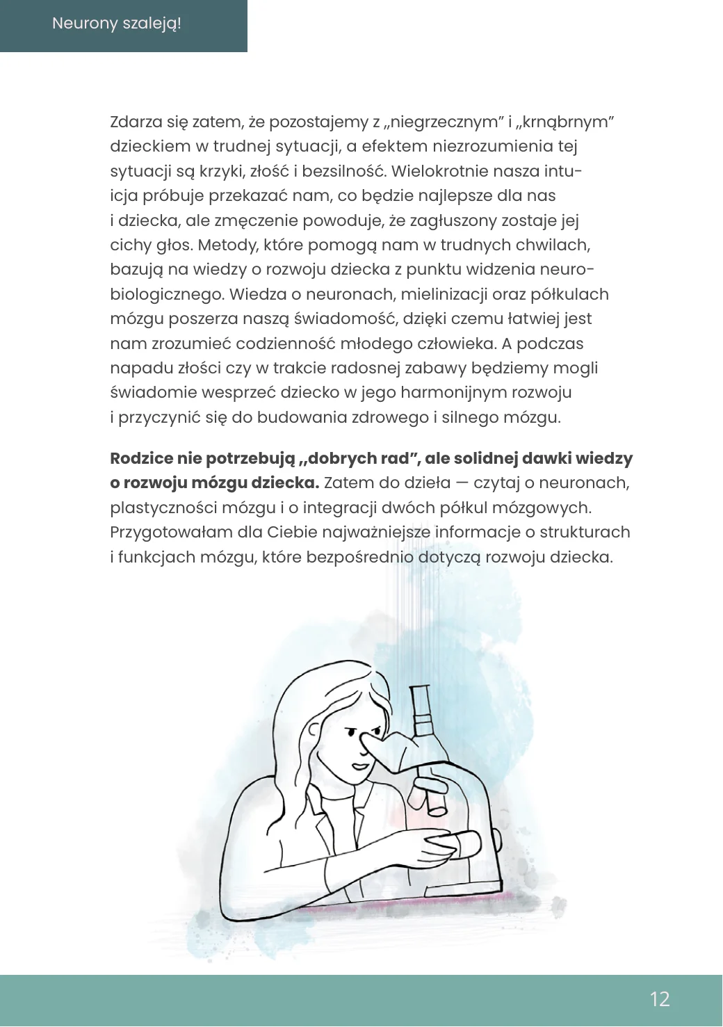 Strona z książki Neurony Szaleją